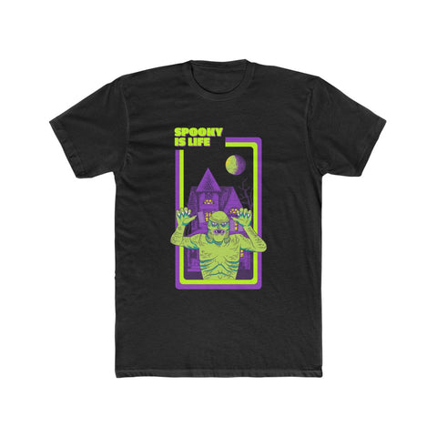 spooky, life, halloween, horror, crop hoodie, creature from the black lagoon, monster, horror movies, clothing, face mask 