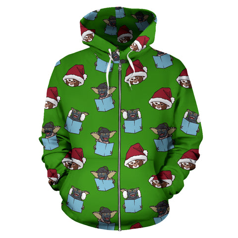 Creepy Carolers Green Hoodie